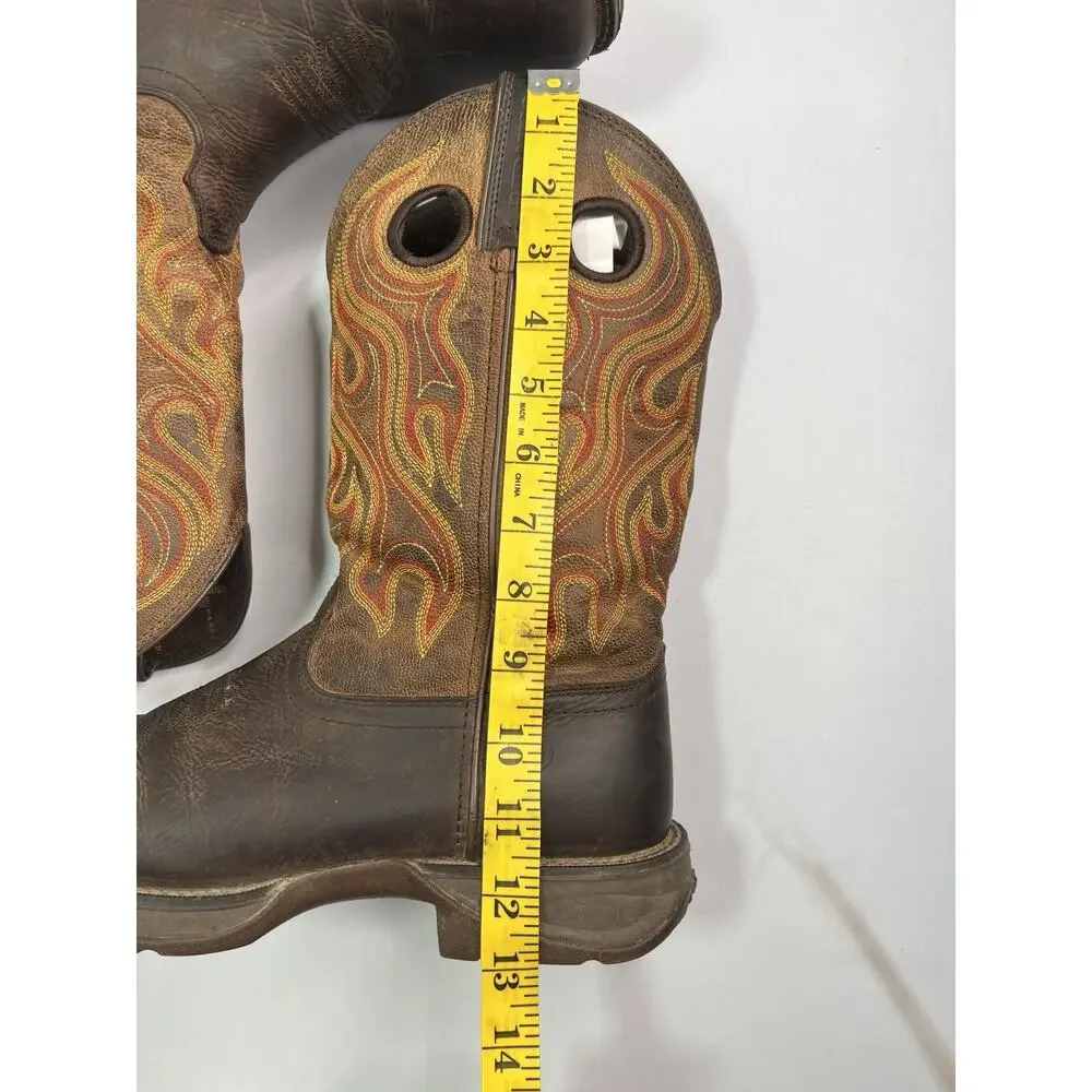 Durango Men’s Rebel Western DK Chestnut Boots DDB0317 Size 10M